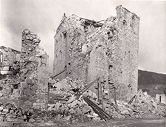 Eksplosjonen i 1944 førte til store skader. 