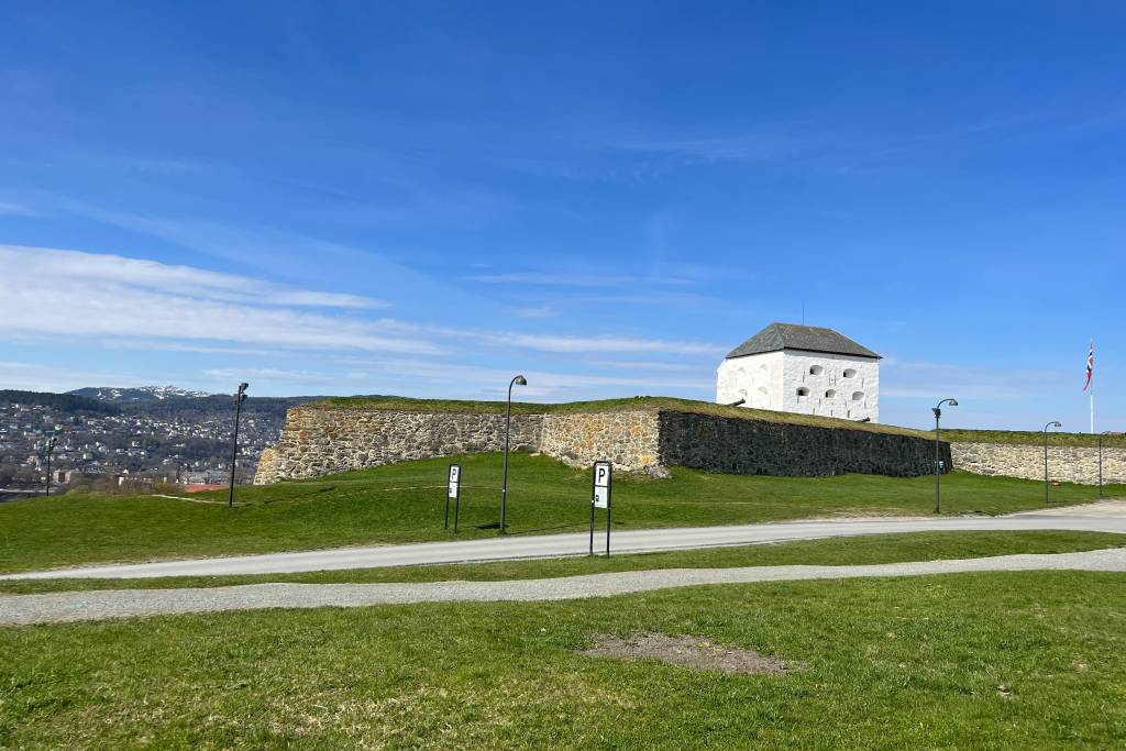 Donjon og festningsmur