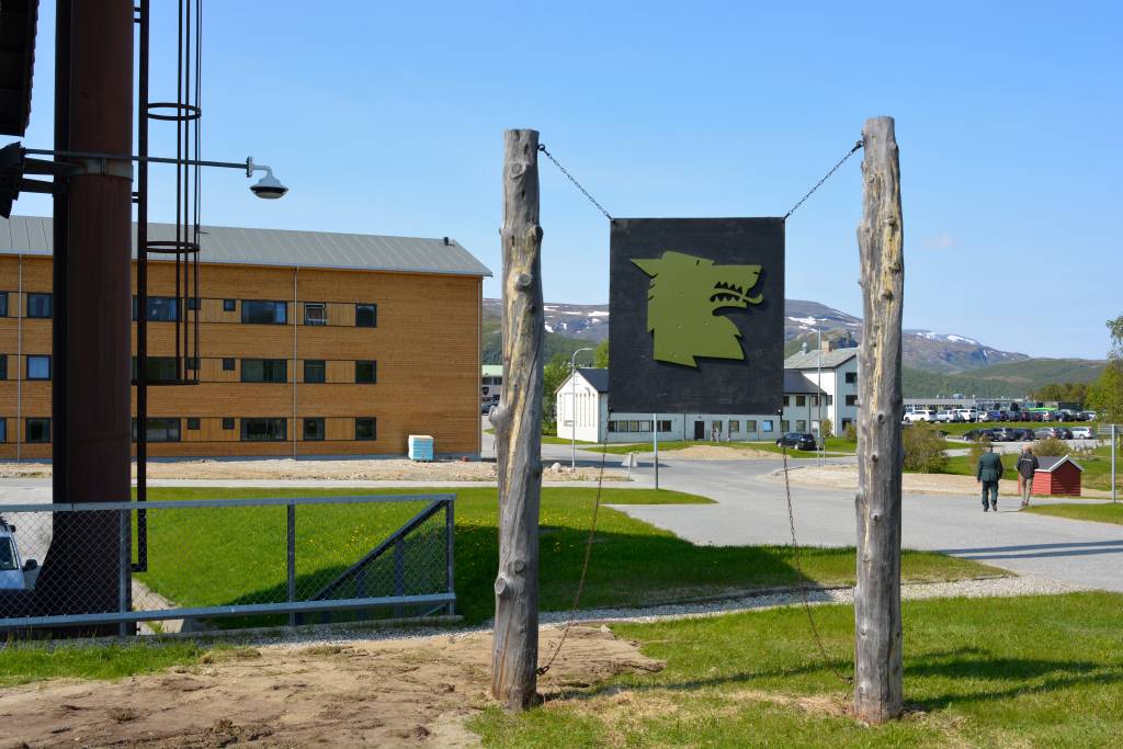 Porsangmoen leir i Lakselv kommune.